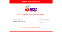 Tablet Screenshot of edcos.com